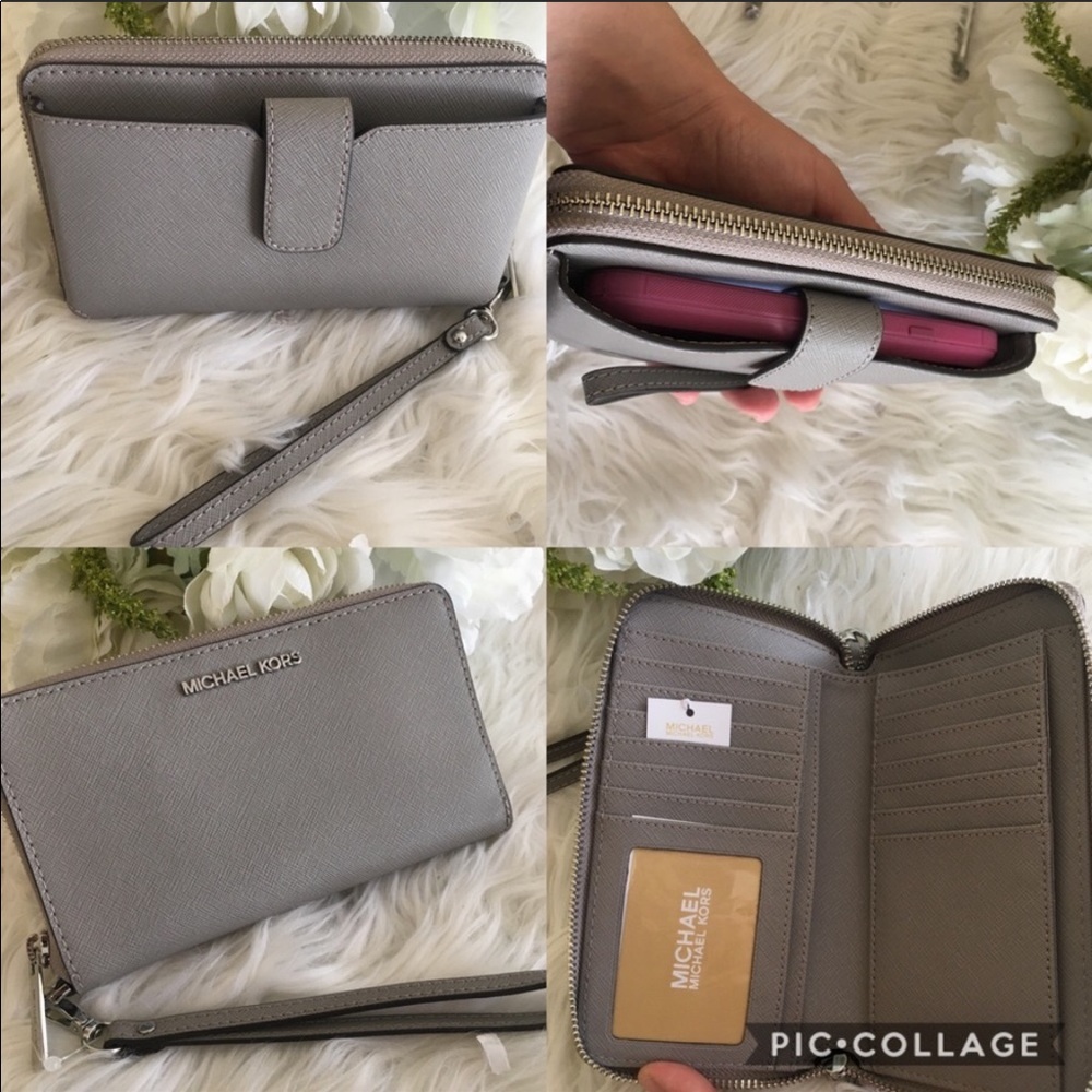 Final sale ✨Michael Kors jet set phone holder wallet wristlet - Picture 8 of 16